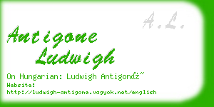 antigone ludwigh business card